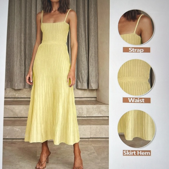 Uusollecy Women’s Ribbed Knit dress size small - Picture 6 of 6